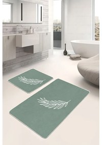 Zelené kúpeľňové predložky v súprave 2 ks 60x100 cm – Mila Home