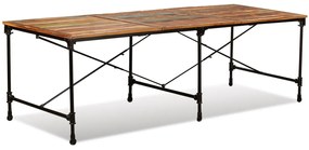 vidaXL Jedálenský stôl, recyklovaný masív 240 cm