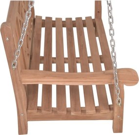 Drevená záhradná hojdačka v prírodnej farbe Latoa – Garden Pleasure