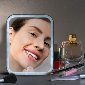 Kozmetické zrkadlo s osvetlením 15x20 cm Ania – MSV