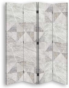 Gario Paraván Geometria a pastely Rozmery: 145 x 170 cm, Prevedenie: Klasický paraván