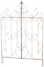 Mriežka na popínavé rastliny Mandevilla - 133 x 99 cm - Hnedá antik