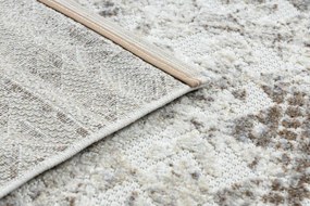 Koberec SOLE D3732 Aztécky, romby - ploské tkanie, béžový