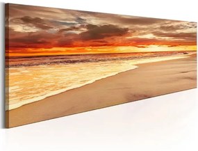 Obraz - Beach: Beatiful Sunset Veľkosť: 120x40, Verzia: Premium Print