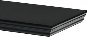 Nástenná polica 60 cm čierna P-024 BK
