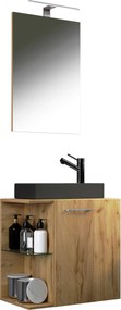 XXXLutz HOSŤOVSKÁ KÚPEĽŇA, dub medový, 52 cm MID.YOU - Online Only kúpeľne - 000657037601