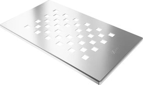 Mexen Hugo kryt na sprchovú vaničku, inox - 42910001