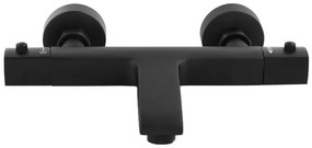 Livarno home Sprchová/Vaňová batéria s termostatom (vaňová batéria, čierna)  (100393709)