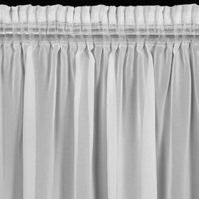 ZÁCLONA ARLETA NA PÁSKE 350X270 CM BIELA