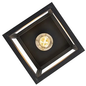 Inteligentné priemyselné stropné svietidlo čierne vrátane WiFi A60 - Cage