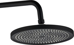Rea Rebel, sprchový-vaňový set s dažďovou a ručnou sprchovou hlavicou, čierna matná, REA-P2416