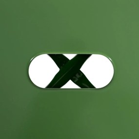 Zelené kovové barové stoličky v súprave 2 ks (výška sedadla 61 cm) – Ixia