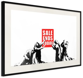 Artgeist Plagát - Sale [Poster] Veľkosť: 60x40, Verzia: Zlatý rám s passe-partout