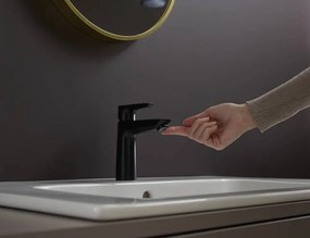 Hansgrohe Talis E, umývadlová batéria 110 bez odtokovej súpravy, CoolStart, čierna matná, 71714670