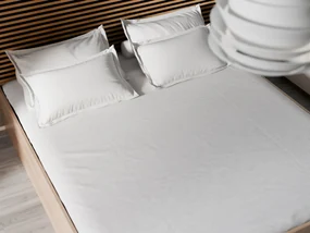 Posteľ BELLA 180x200 cm, dub sonoma Rošt: S latkovým roštom, Matrac: Matrace Coco Maxi 19 cm