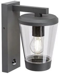 Rabalux 7267 - Vonkajšia nástenná lampa so senzorom SAVANO 1xE27/40W/230V IP44