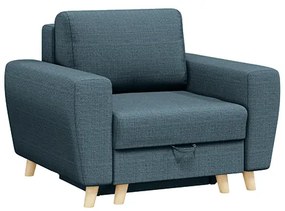 PROXIMA.store - Rozkladacie kreslo - prístelka s roštom MADERA DRUH LÁTKY: CONCEPT - 1