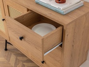 Komoda Vovula 4 (natural) . Vlastná spoľahlivá doprava až k Vám domov. 1093554