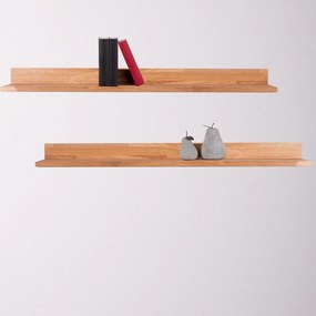 Police na obrázky z dubového dreva v prírodnej farbe 100 cm Kalle – Interia Home &amp; Living