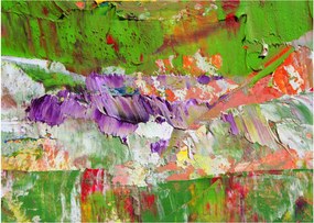 Sklenený obraz abstrakcie - maľba (70x50 cm)