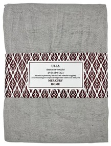 Záclona s provázky Ulla polyester svetlo sivá 140x180 Merkury Home II/22