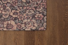 Koberec Agnella Agnus Floralia antracitový