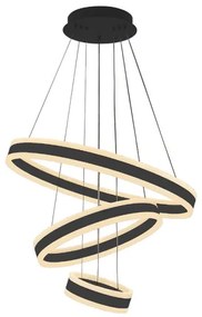 LED Stmievateľný luster na lanku LED/165W/230V 3000-6500K + diaľkové ovládanie