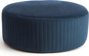 Okrúhla taburetka Leva - tmavomodrá
