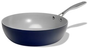 Elmich Nepriľnavá keramická Wok panvica Vital Ø 28 cm - tmavo modrá