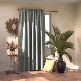 Sivý zatemňovací termo záves 140x245 cm Pleat – Restilo