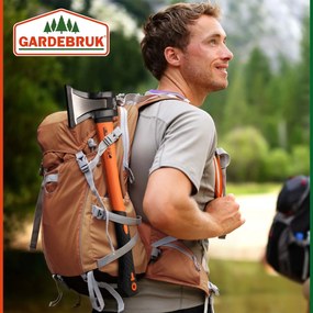 Set sekier TOMS sekera a štiepačka, 2ks, čierna/oranžová Gardebruk