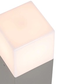 Vonkajšia lampa 30 cm sivá s zemným hrotom a káblovou objímkou - Denmark