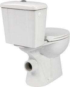 Kuchinox Lario, WC kombi, dvojtlačítko 3/6l, zadný odpad, sedadlo s pomalým zatváraním, biela, LAV-VKL_604P