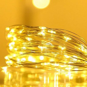 Vianočné svetielka 100l kvapky 10/19/nik bat. ww