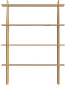 Modulárny policový systém v dekore duba v prírodnej farbe 110x148 cm Stories – UMAGE