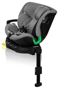 Lionelo - Autosedačka so základňou otočná HARMONY i-Size 40-150 cm šedá