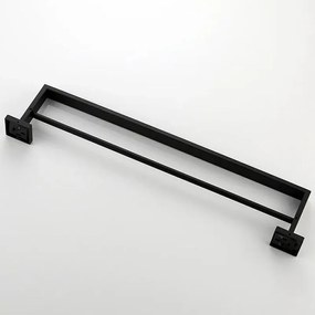 Rea Erlo 02, 2-radový vešiak na uteráky 60cm 332919, čierna matná, REA-06908