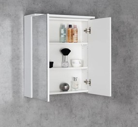 Aqualine Aqualine, KAWA STRIP Galérka s LED osvetlením 60x70x22cm, biela, WGL60S