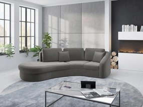 XXXLutz ROHOVÁ SEDAČKA, textil, sivá Sit & More - Sedačky - 000144017408