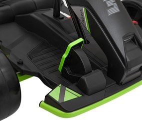 Ramiz Detská motokára na batérie Fast 3 Drift čierna + funkcia Drift + motory 2x150W + rádio LED + pásy