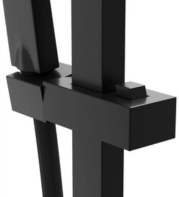 Gamma Zn3, sprchový stĺp s ručnou sprchovou hlavicou 62cm, čierna matná, GMA-ZN3-BK