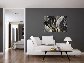 Obraz - Zlatá džungľa (90x60 cm)