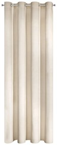 ZATEMŇOVACÍ ZÁVES NA KRÚŽKOCH RIA 140X250 CM KRÉMOVÁ