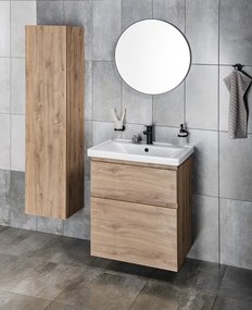 Aqualine Aqualine, ALTAIR umývadlová skrinka 57x72,5x45cm, dub emporio, AI360