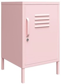 Svetloružový kovový nočný stolík Cache – Novogratz