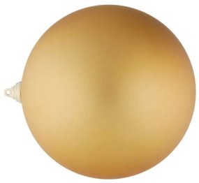 DECOLED Plastová guľa, priemer 20 cm, zlatá, matná, UV