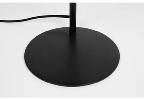 Čierna stolová lampa s textilným tienidlom (výška 71 cm) Jaylee – White Label