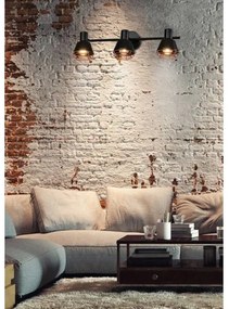 Bodové svietidlo NERIA 3xE14/40W/230V čierna/medená