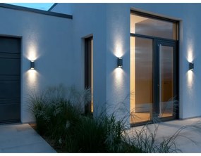 Nordlux - Vonkajšie nástenné svietidlo NICO 2xGU10/35W/230V IP54 antracit