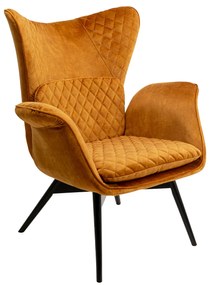 Tudor Velvet kreslo zlaté